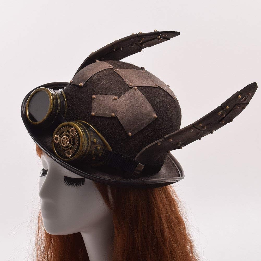 GRACEART Frauen Steampunk Hut Häschen Ohren Fantastischer Hut