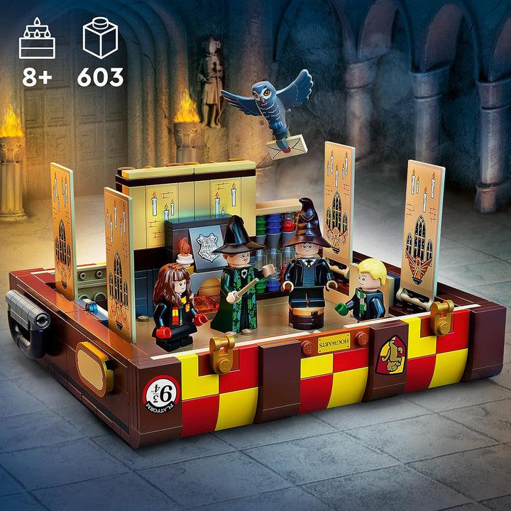 LEGO 76399 Harry Potter Hogwarts Zauberkoffer, Spielzeug mit Minifiguren und jeder Menge Zubehör, Ge