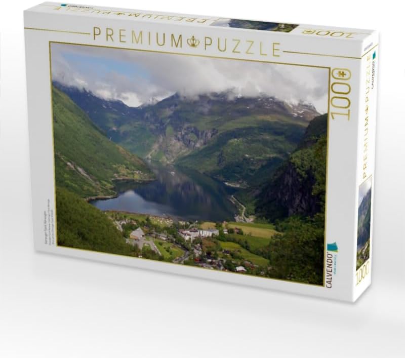 CALVENDO Puzzle Geiranger Fjord, Norwegen 1000 Teile Lege-Grösse 64 x 48 cm Foto-Puzzle Bild von GUG