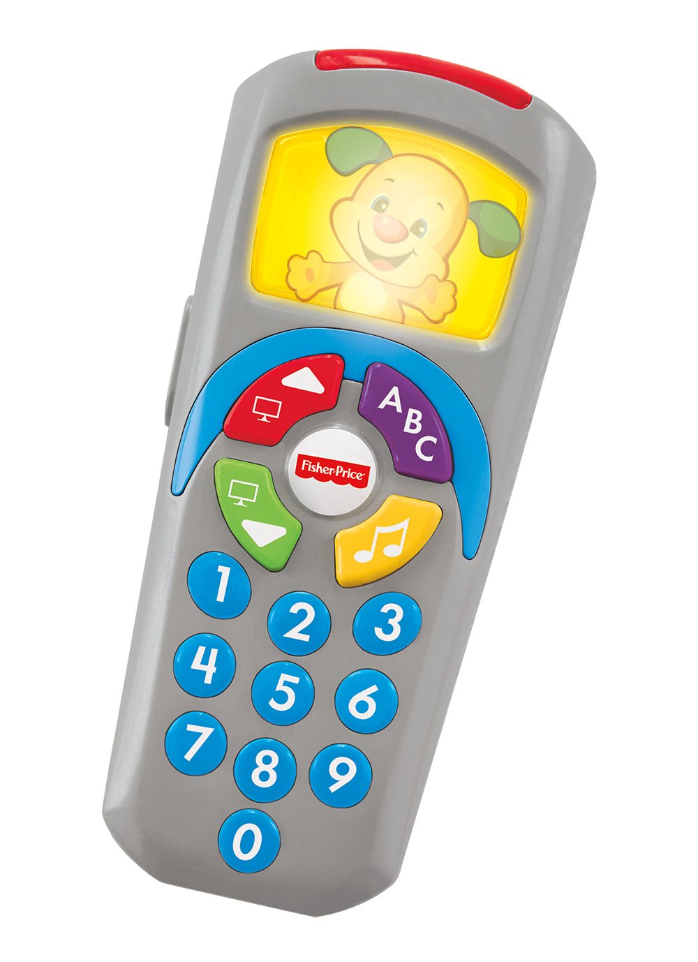 Fisher-Price Lernspass Lernspielzeug für Babys Hündchen-Fernbedienung Spielzeugfernbedienung mit Mus