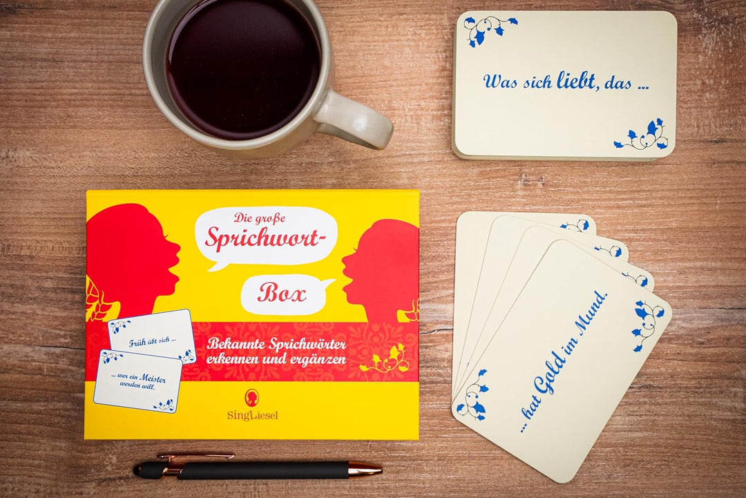 Das Spiel für Senioren. Die grosse Sprichwort Box, Spiel