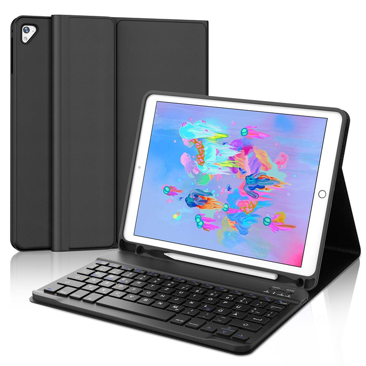 WINCHKING Tastatur Hülle für iPad 9.7 Zoll 2018 (6. Generation)/2017 (5. Generation)/Pro 9,7"/ Air 2