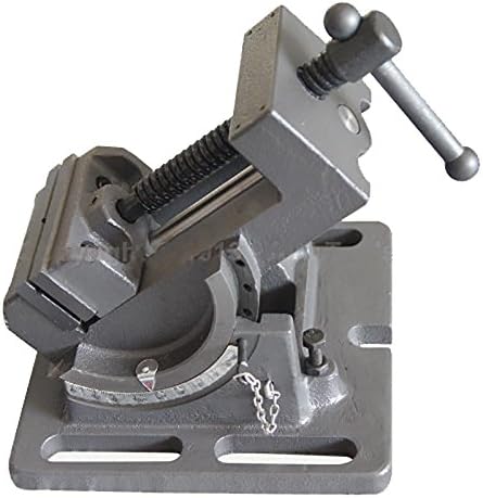 KATSU Bohrmaschinen Schraubstock Kippbarer 4" 100mm Professionelle Säulenbohrmaschine Fräsen Kippwin