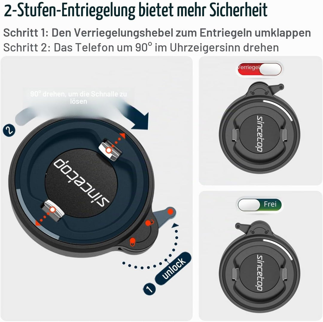 Handyhalterung Fahrrad,Motorrad Handyhalter mit universellem Adapter,Out-Front-Fahrradlenker halteru