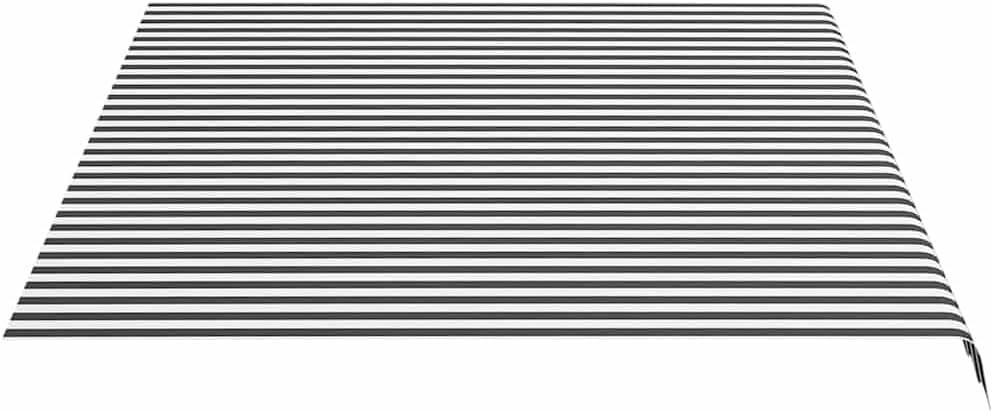 vidaXL Markisenbespannung Wasserabweisend Markisestoff Markisentuch Ersatzstoff mit Volant Markisevo