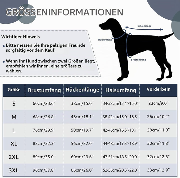 CITÉTOILE Einteiler Erholungsanzug für Hunde, Haustier Langarm Genesungsanzug nach Operationen, Hund