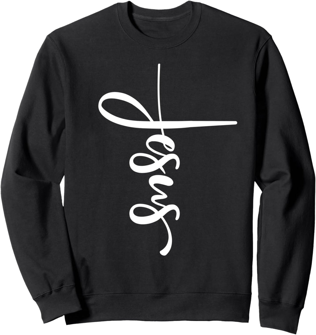 Jesus Wort Gott Kirche Christlich Katholisch Christen Sweatshirt
