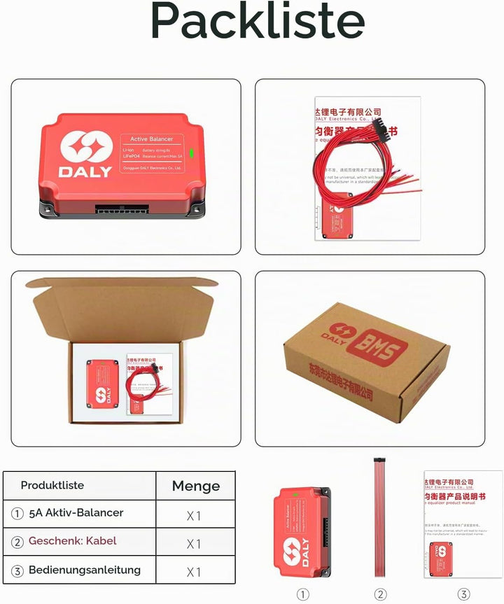 Daly 5A Active Equalizer 16S Active Balancer für Lifepo4 Li-ion LTO Batterie Gruppen Kondensator Bal