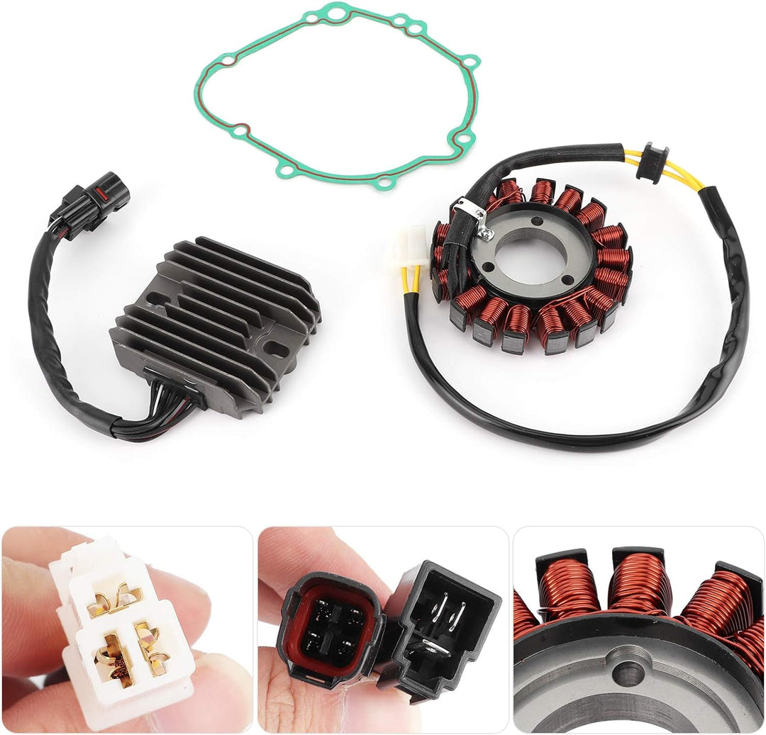 Motorrad-Stator- und Regler-Gleichrichter mit Dichtungssatz Ersatz für GSX-R600 K6 / K7 / K8 / K9 20