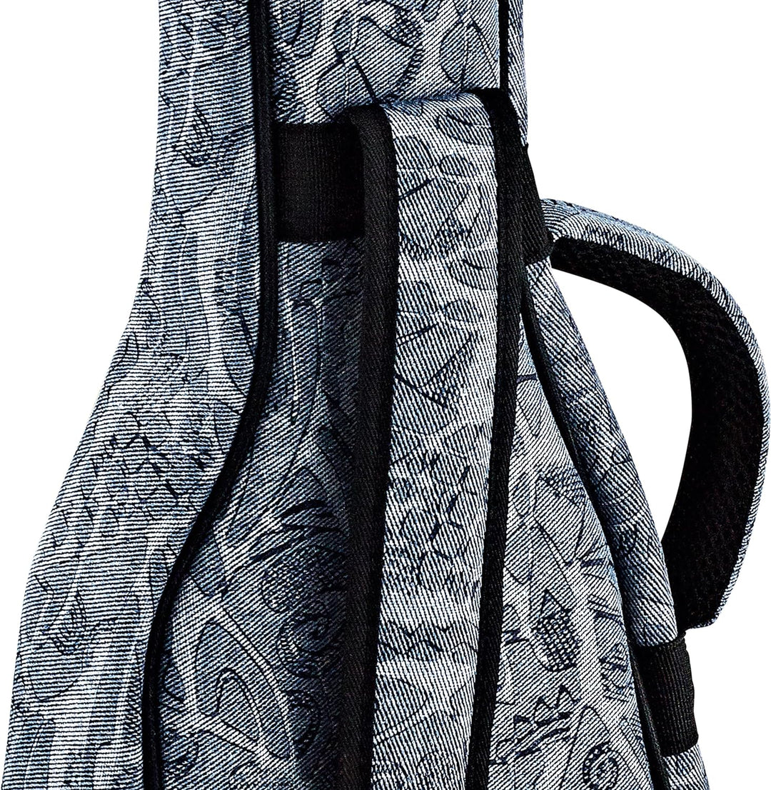ORTEGA Gigbag für Konzert Ukulelen - Denim Look Blue (OUB-CC-BLJ)