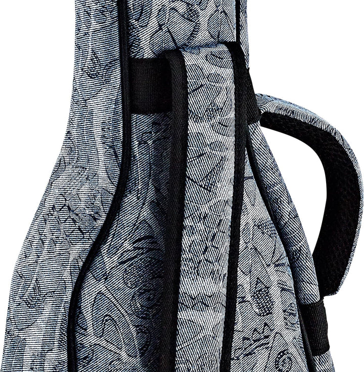 ORTEGA Gigbag für Konzert Ukulelen - Denim Look Blue (OUB-CC-BLJ)
