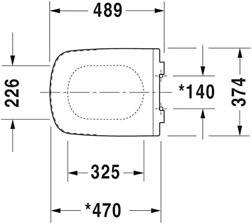 Duravit WC-Sitz DuraStyle, Toilettendeckel mit Absenkautomatik, Klodeckel aus Urea-Duroplast, mit Ed