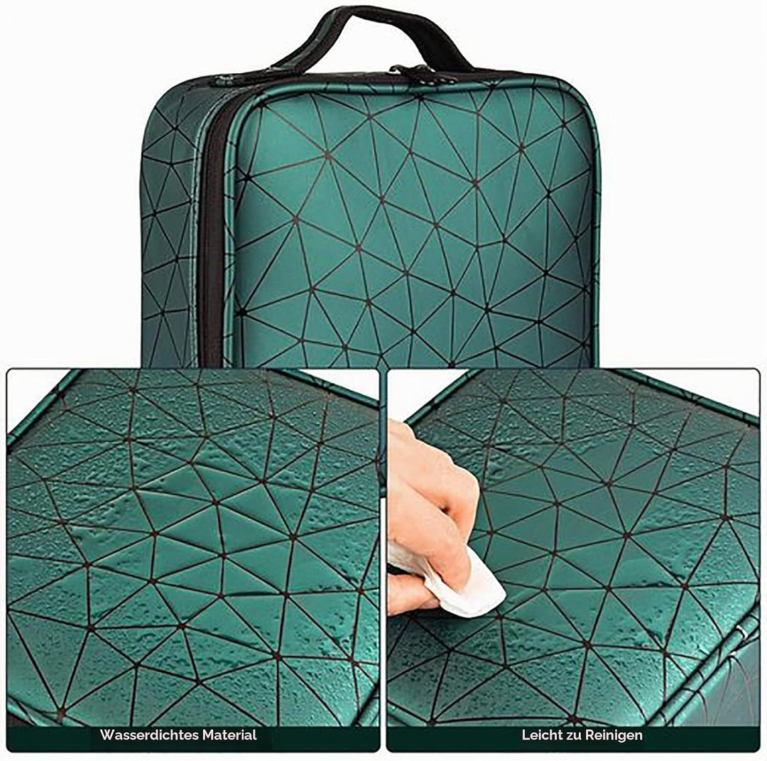 TANTOMI Kosmetiktasche Damen Portable Kosmetikkoffer Damen, Professionelle Make up Tasche Schminktas