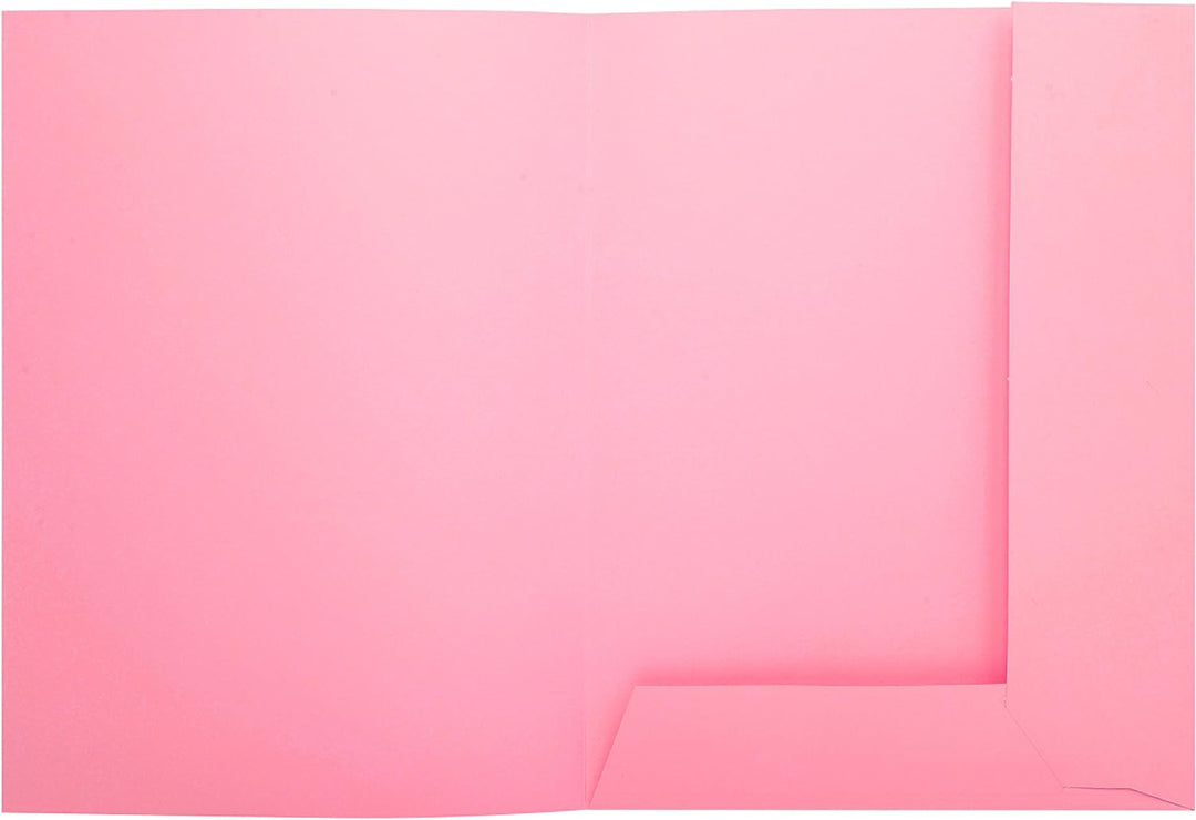 Exacompta Super 250 PACK 50 Hemden für A4 2 Klappen 24 x 32 cm 24 x 32 Rose, Rose