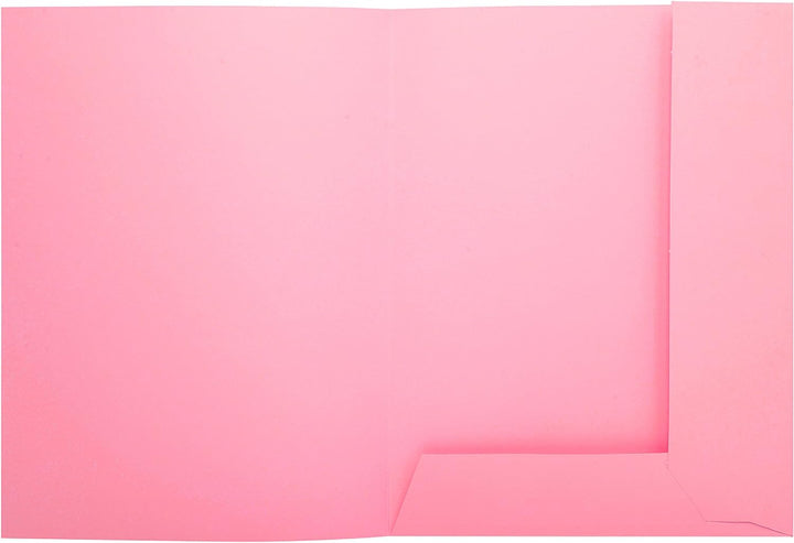 Exacompta Super 250 PACK 50 Hemden für A4 2 Klappen 24 x 32 cm 24 x 32 Rose, Rose