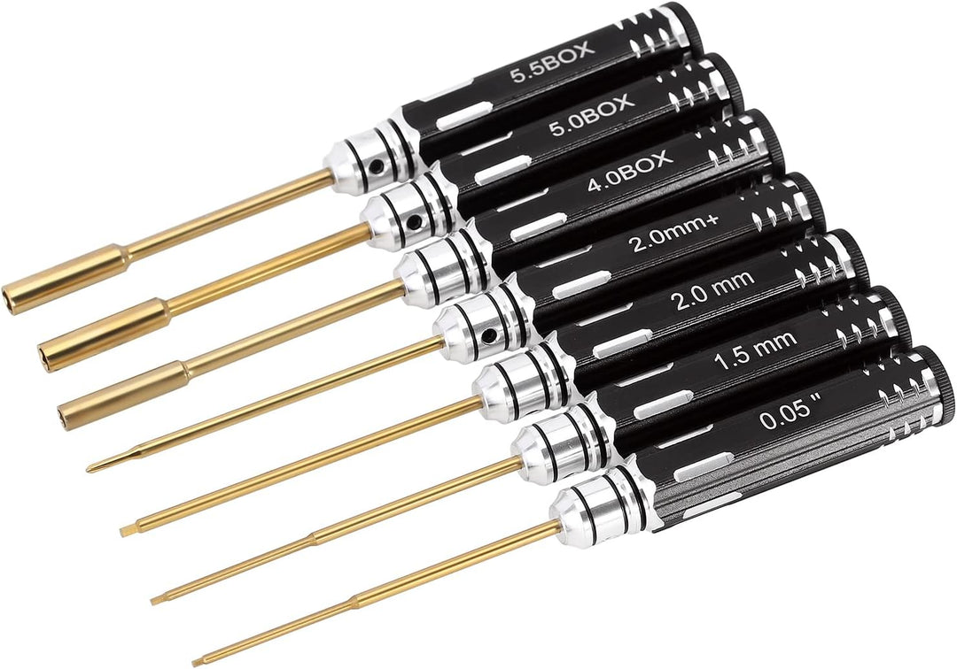 INJORA RC Werkzeug Kit Fluch Schraubendreher Muttern-Treiber Schraubenschlüssel HSS für TRX4M SCX24