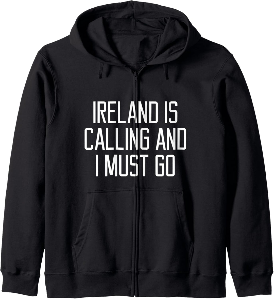 Lustiges Irland-Zitat Kapuzenjacke