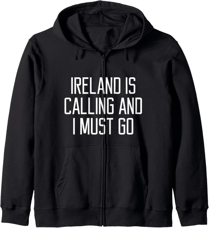 Lustiges Irland-Zitat Kapuzenjacke