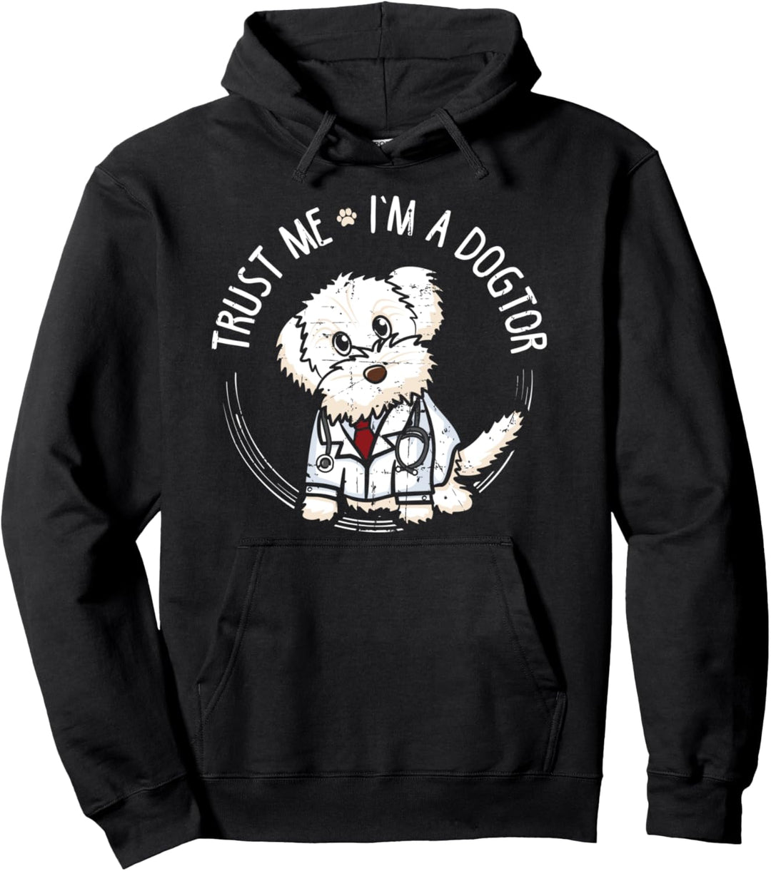 Vertrau mir ich bin Tierarzt - Malteser Geschenk Pullover Hoodie