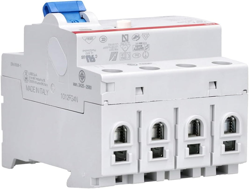 ABB F200 RCCB, 4-polig, 63A, 30mA Typ A CE 230V ac Einzelpack Single, Einzelpack Single