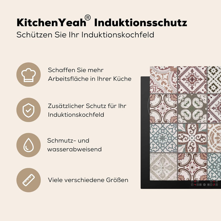 KitchenYeah© Herdabdeckplatte Einteilig Ceranfeld Abdeckplatte für Induktionsschutz Ceranfeldabdecku
