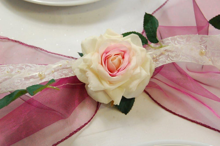 Fibula [Style] ® Komplettset"Flair violet" Grösse M Tischdekoration für Hochzeit/Taufe/Geburtstag/Ko