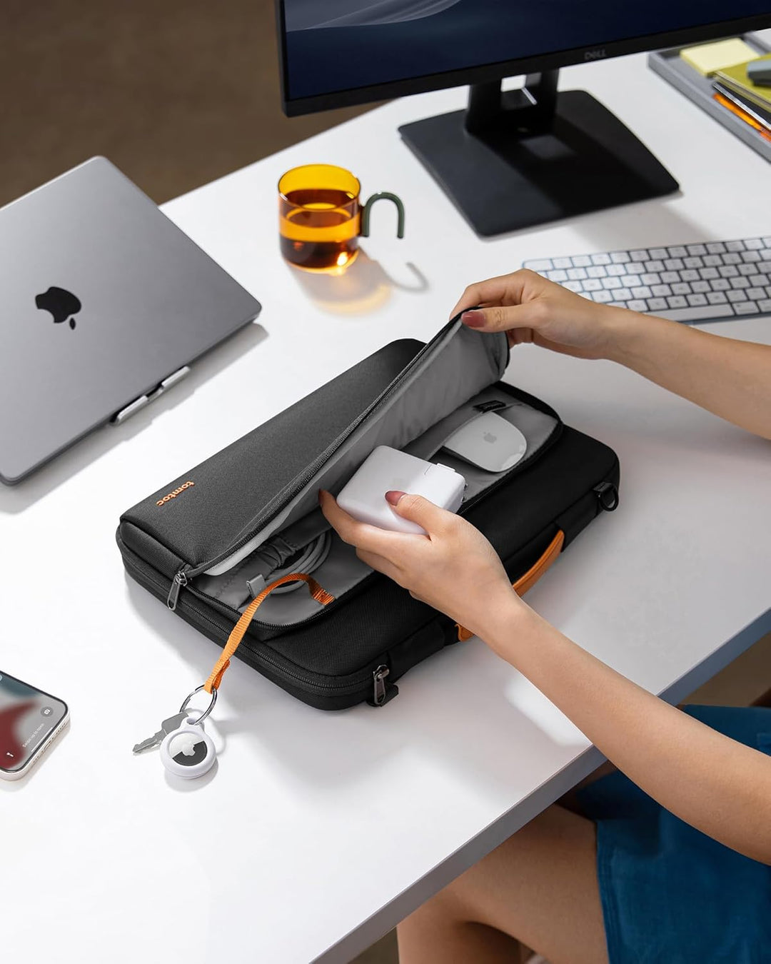 tomtoc 360° Tasche Hülle für 15-Zoll MacBook Air 2025-2023 M4/A3241 M3/A3114 M2/A2941, 15'' MacBook