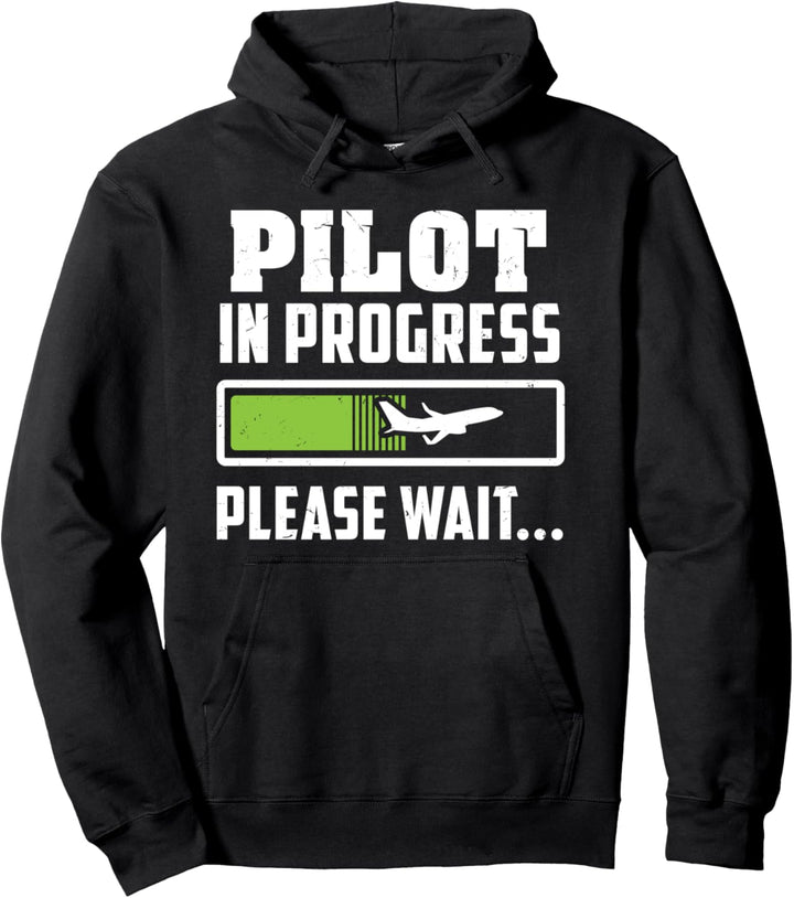 Pilot Ausbildung - Fliegen lernen Flugzeug Piloten Pullover Hoodie