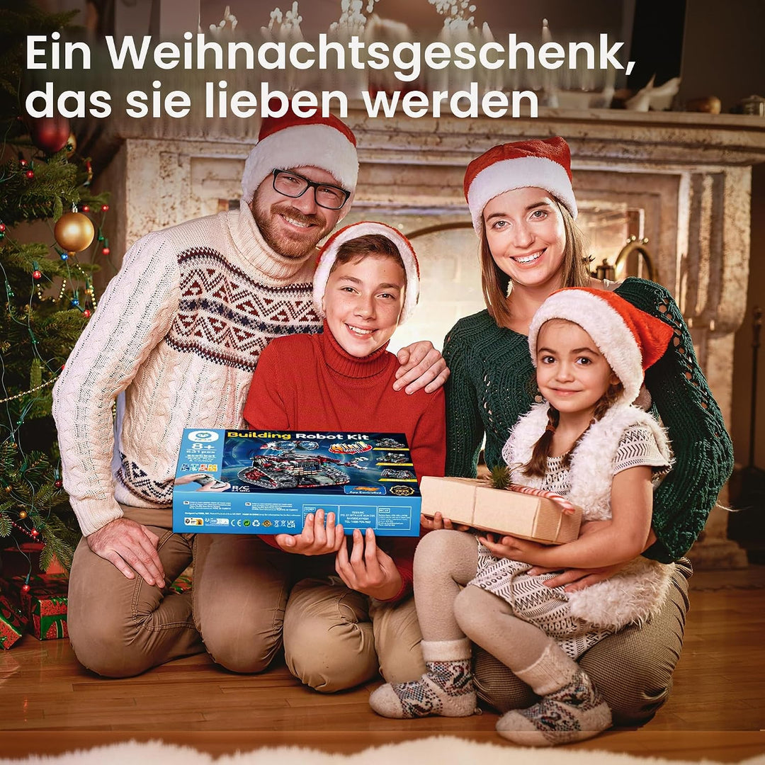 Sillbird Ferngesteuerte Roboter für Kinder, RC-Robotik, 4-in-1, Konstruktionsspielzeug mit kreativer