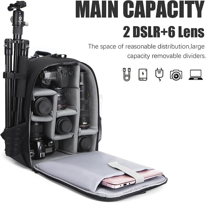 CADeN Professional Trolley Large Camera Backpack Bag for DSLR/SLR Mirrorless Camera Waterproof, Came