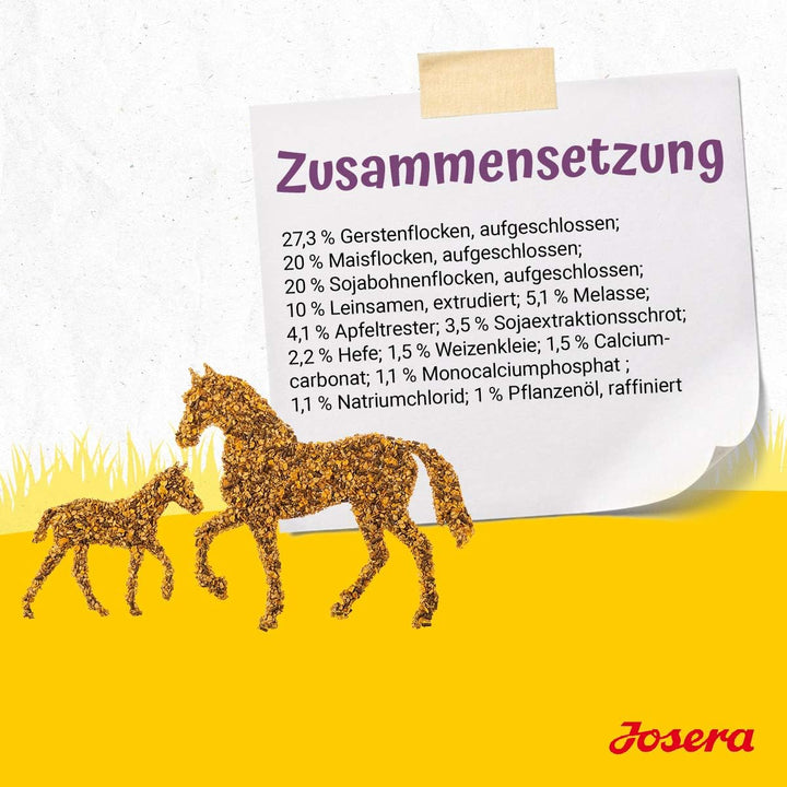 JOSERA Fohlen &amp; Stute (1 x 20 kg) | Premium Pferdefutter | Zuchtmüsli | gehaltvolle Stutenmilch | op