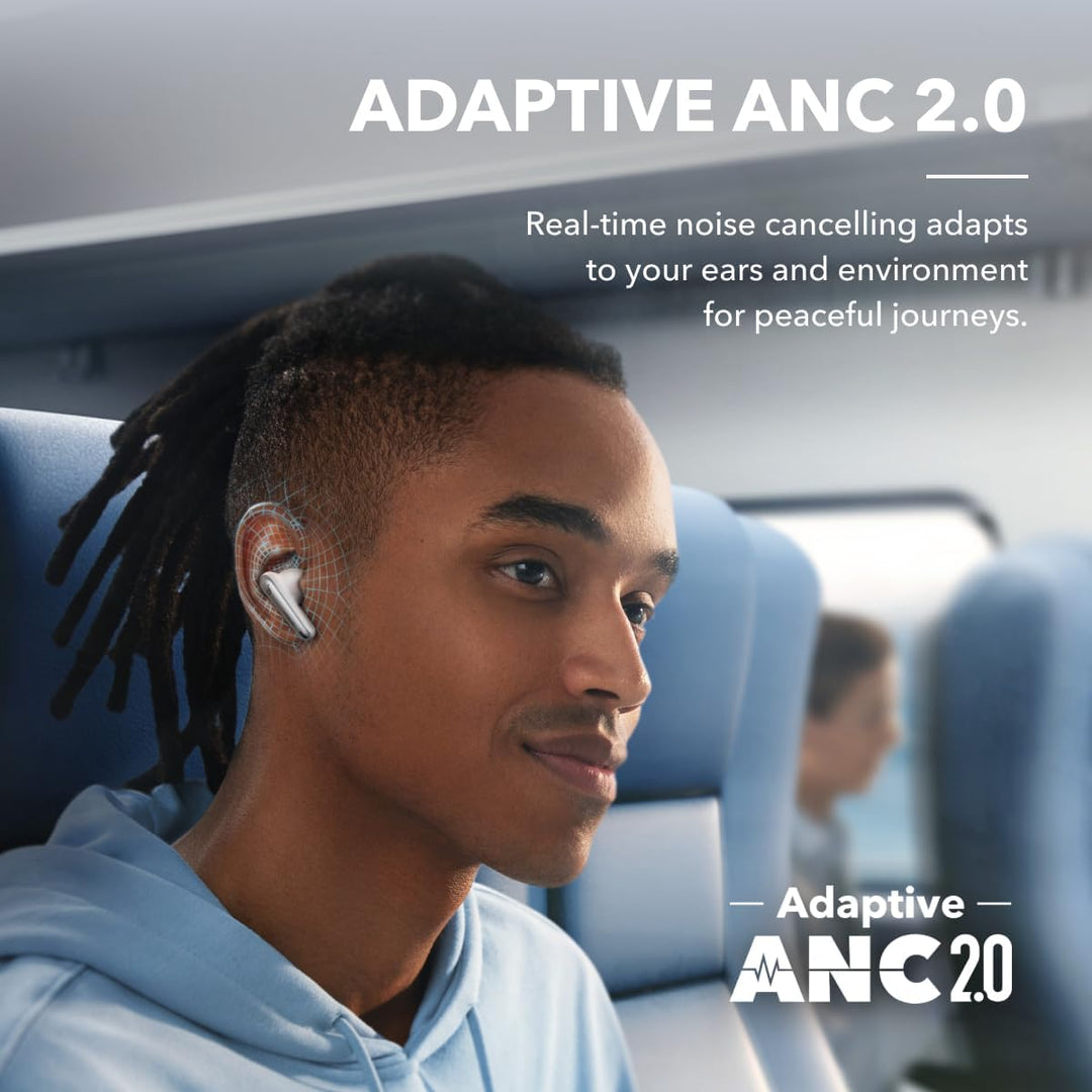 soundcore by Anker Liberty 4 NC Bluetooth-Kopfhörer mit Geräuschunterdrückung, 98,5% Noise Cancellin