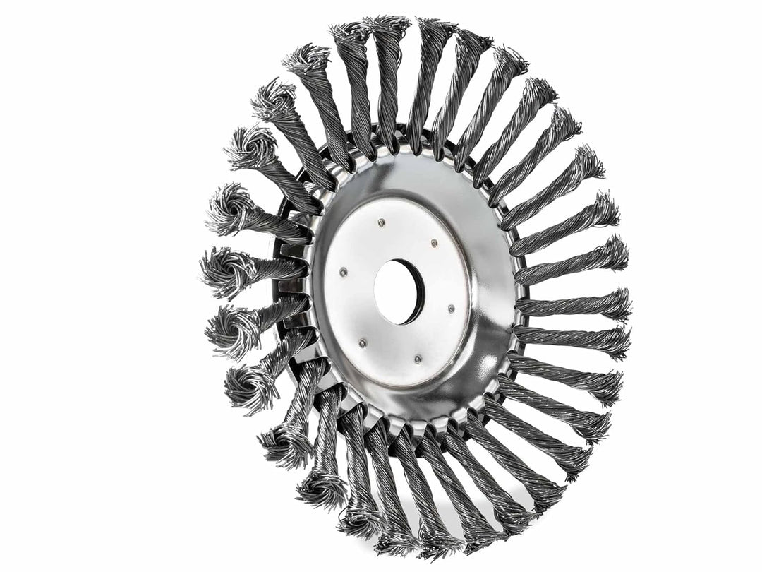 SECURA Bürstenkopf Unkrautbürste für Motorsense Freischneider 25,4mm Bohrung 200mm Ø 1 200mm, 1 200m