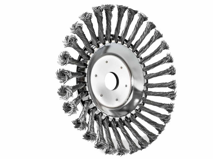 SECURA Bürstenkopf Unkrautbürste für Motorsense Freischneider 25,4mm Bohrung 200mm Ø 1 200mm, 1 200m