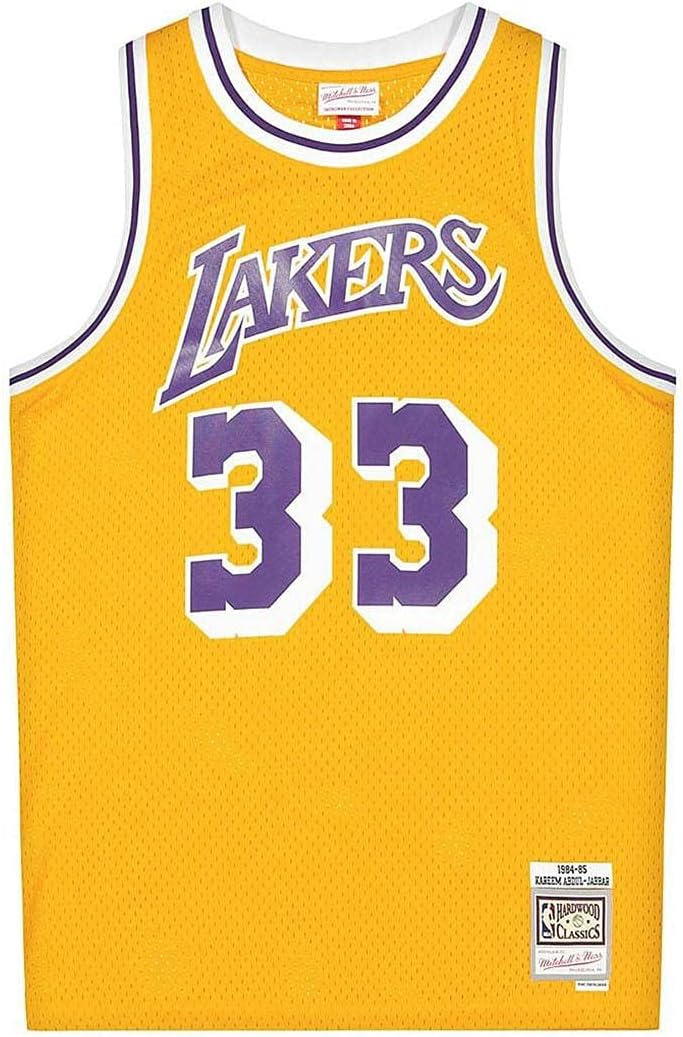 Mitchell & Ness NBA Los Angeles Lakers Swingman 2.0 Kareem Abdul-Jabbar Trikot Herren M Gold, M Gold