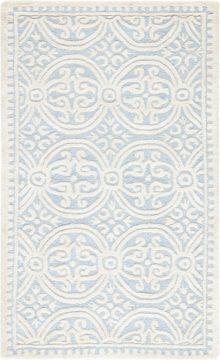 SAFAVIEH Medaillon Teppich für Wohnzimmer, Esszimmer, Schlafzimmer - Cambridge Collection, Kurzer Fl