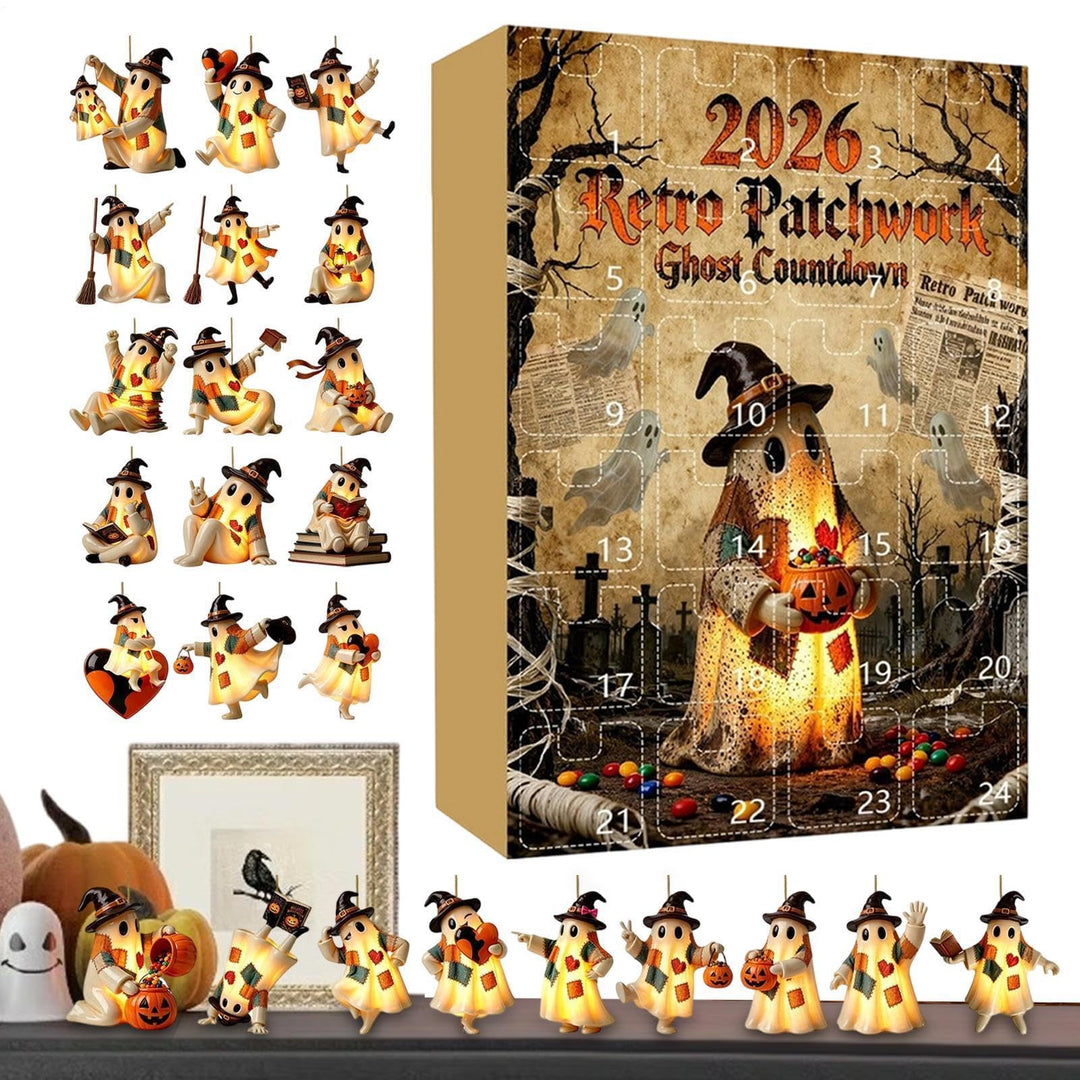 Halloween Countdown Kalender Set Wiederverwendbares | Countdown bis Halloween -Ornamente für Hausbes