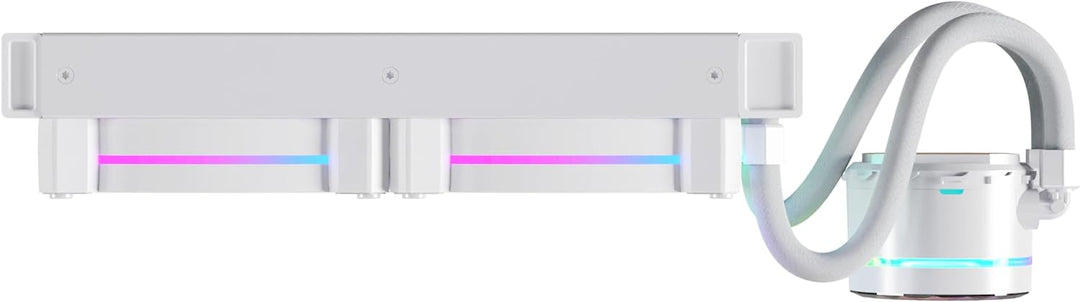 Nfortec - ATRIA X Liquid CPU Cooling ARGB 240mm, Infinity Mirror 360 Grad drehbar, 2x 120mm PWM ARGB