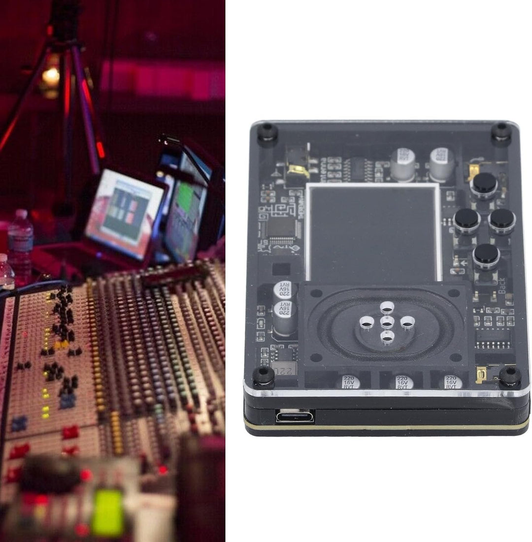 WALFRONT Innovatives Theremin -Kit mit Hochwertigem Display, 20 Instrumententypen und 70 Tönen, Trag
