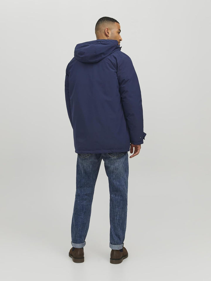 JACK & JONES Herren Jjetiko Parka Sn Jacke M Navy Blazer, M Navy Blazer