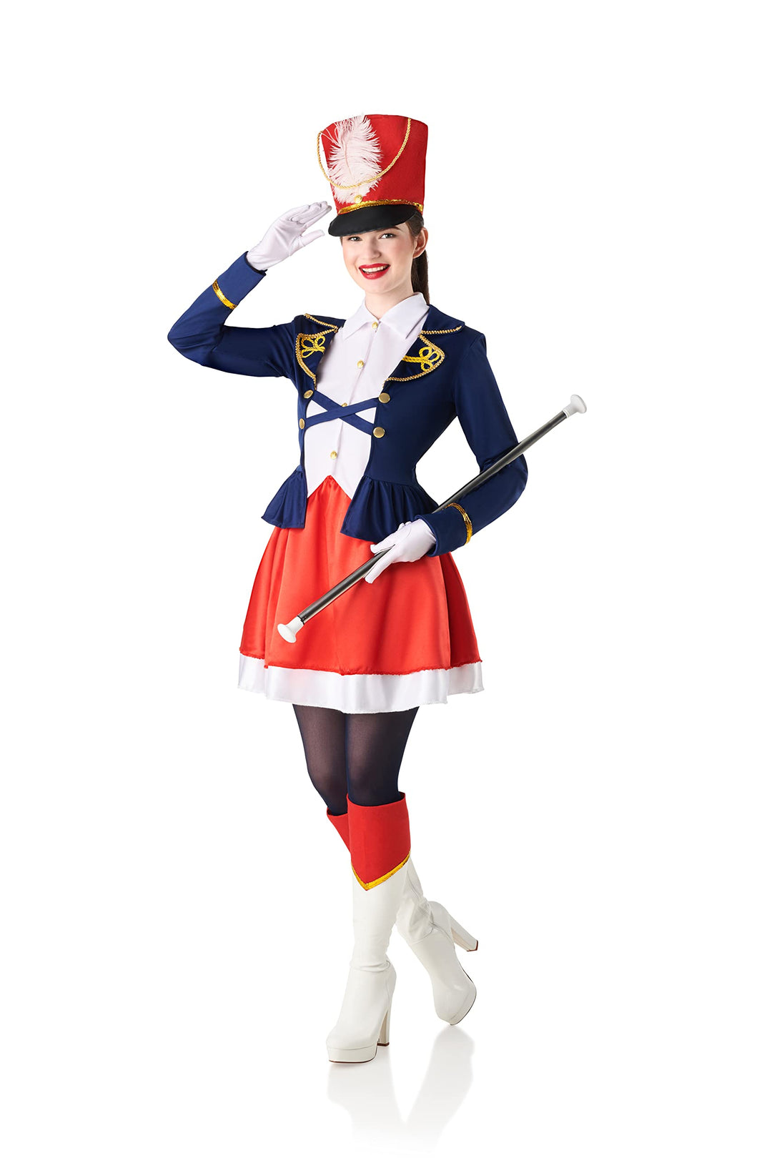 Kimokawaii Majorette Kostüm für Erwachsene XL, XL