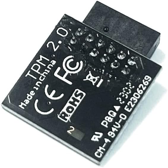 JINTAI TPM 2.0Modul SPI 12Pin mit Infineon SLB9670 Windows 11 Upgrade Ersatz für MSI für MPG B550 Ga