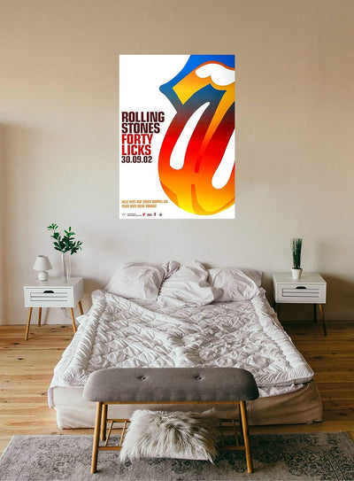 The Rolling Stones - Forty Licks, 2002 » Konzertplakat/Premium Poster | Live Konzert Veranstaltung |