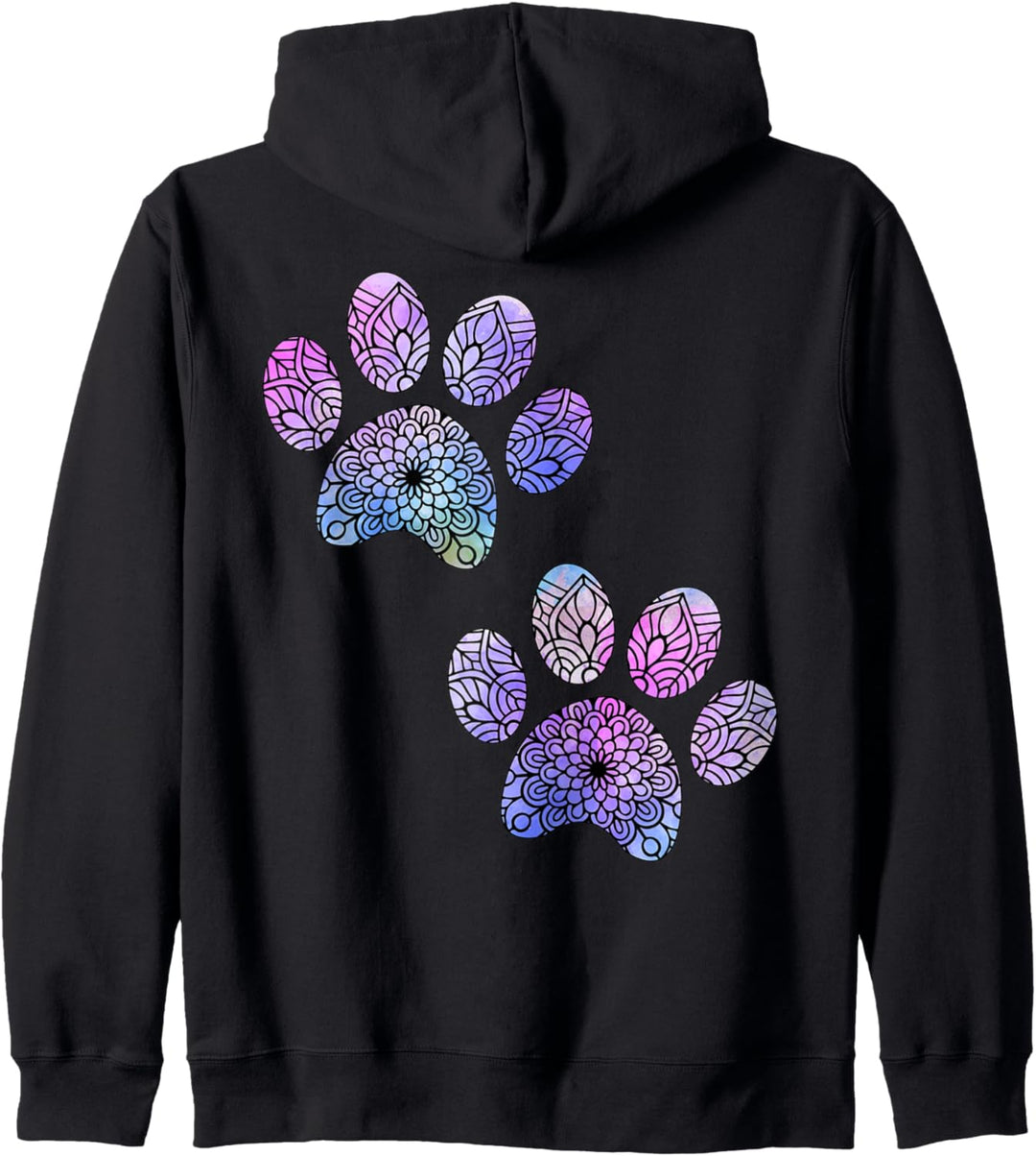 Cat Paws Mandala Design 3 - Fan Fun Kapuzenjacke