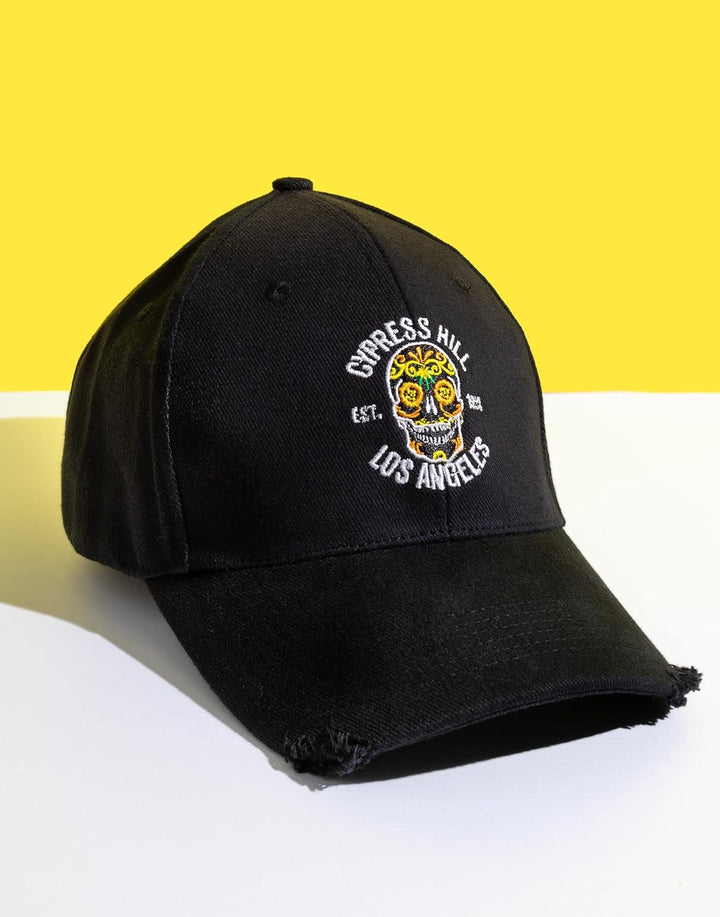 Cypress Hill Cap Unisex Schädel Logo Schwarzer Snapback | Musikartikel One Size
