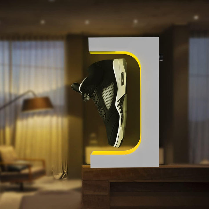 UVEHAS Schwebendes Schuh-Display, Schwebende rotierende Sneaker Stand, Magnetische Levitation Schuhr