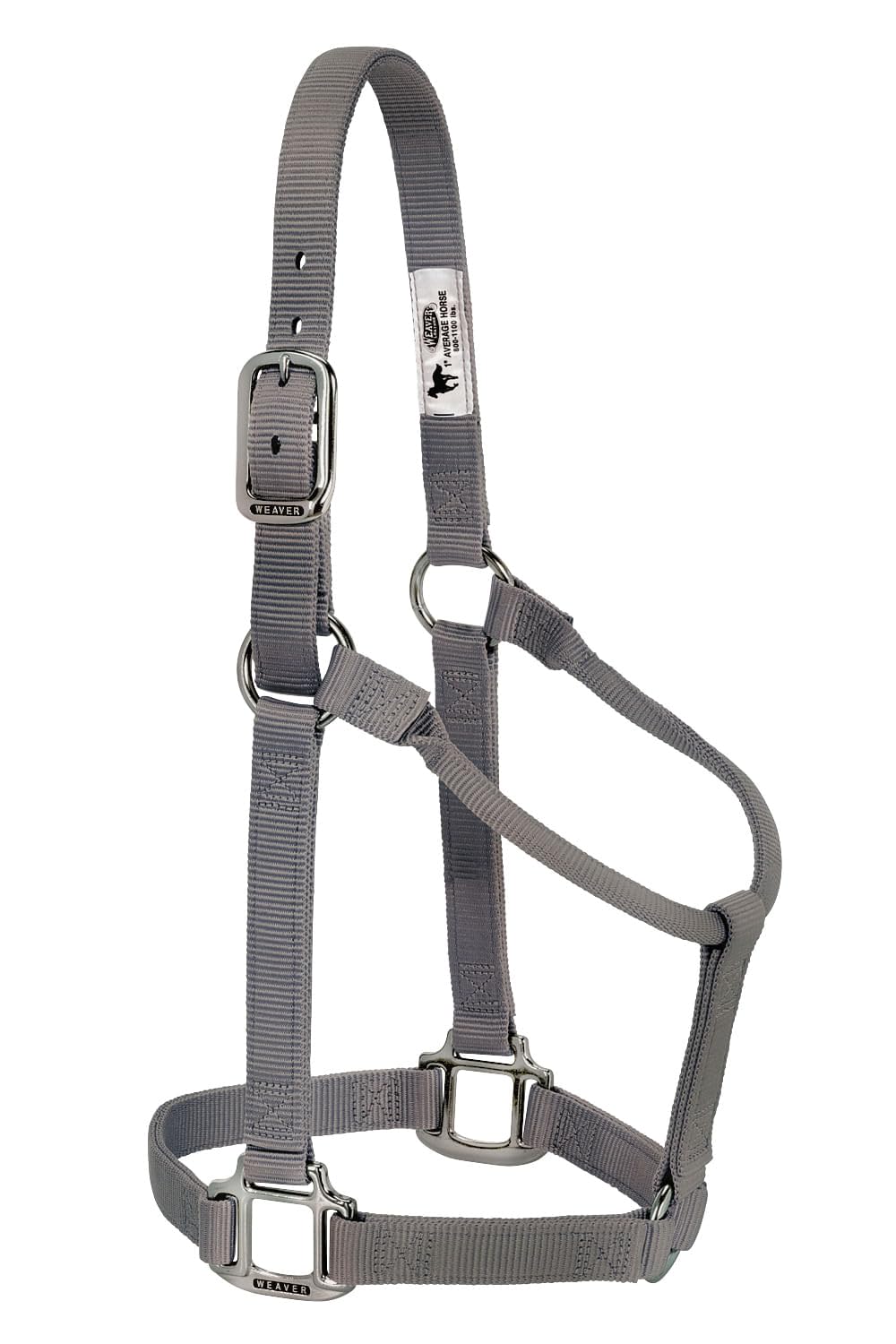 WEAVER Leather, Nicht verstellbares Halfter Grau (Graphite//Nature's Delight) Average Horse, Grau (G