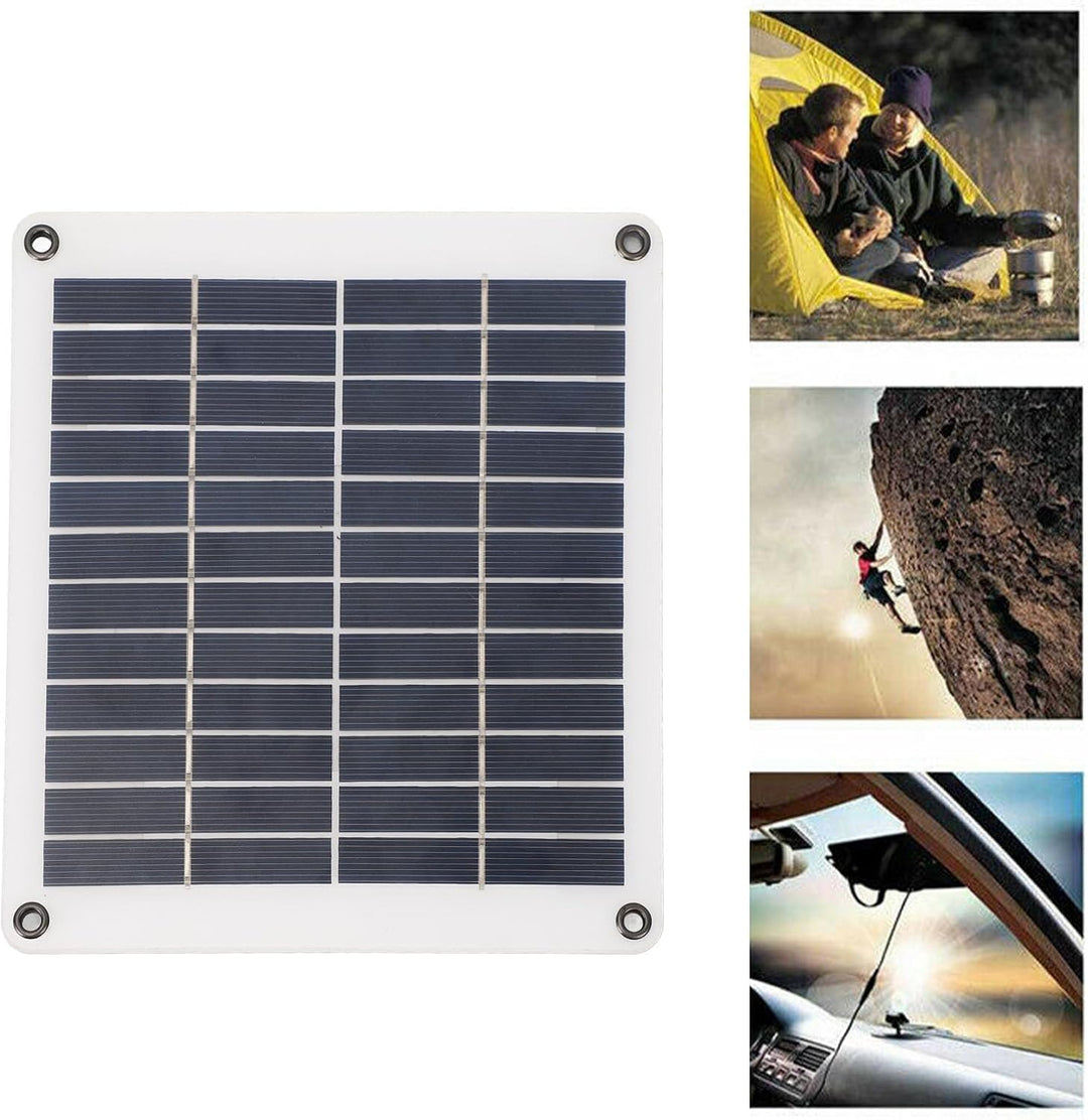 Tragbares Solarladegerät, 10W Ladegerät aus Polykristallines Silikon für 9V bis 12V Batterien für So