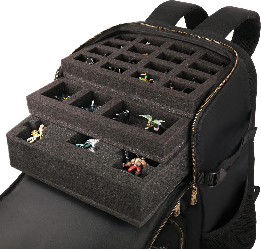 ENHANCE DnD Rucksack RPG DM Tasche für Dungeon and Dragons, Reisen DnD Taschen Organizer für 6–8 auf