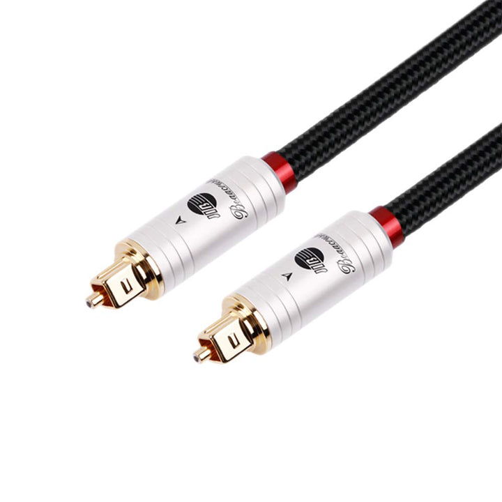 JIB Boaacoustic BlackBerry Optisches Kabel, Digital Audiokabel TOSLINK-HiFi-Signalkabel (S/PDIF) 3M